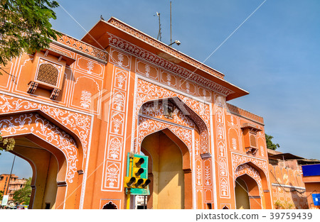 New Gate in the Pink City of Jaipur - India 39759439
