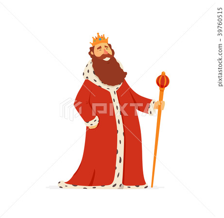 King - modern vector cartoon people characters King - modern vector cartoon people characters 39760515