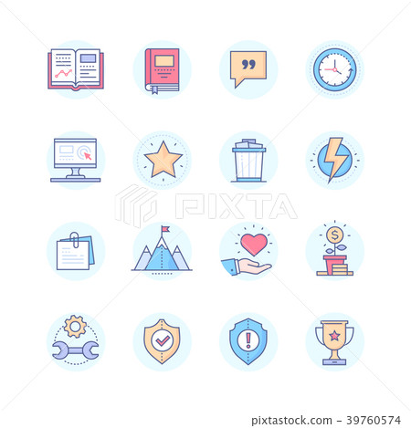 Business concepts - modern line design style icons - Stock Illustration ...
