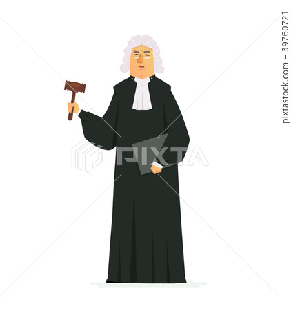 Judge - modern vector cartoon people characters 39760721