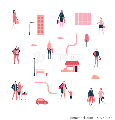 Shopping - flat design style set of isolated Shopping - flat design style set of isolated 39760738