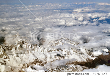 View of Caucasus Mountains from above View of Caucasus Mountains from above 39761644
