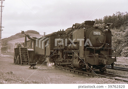 Showa 44 Ozawa station landscape 9600 Hokkaido of the Iwakiri line abolished 39762820