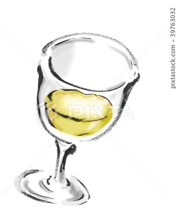 Glass of wine white 39763032