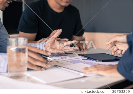 Business team discussing in office room. 39763299