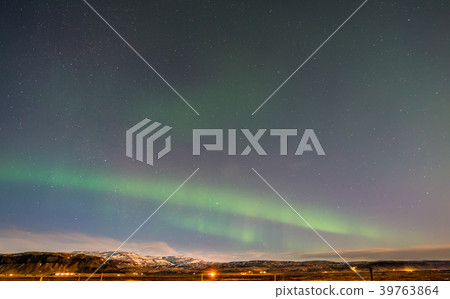 Aurora Borealis, Northern lights in Iceland 39763864