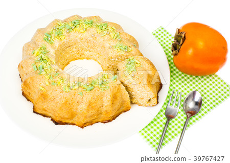 Curd pudding and cappuccino 39767427