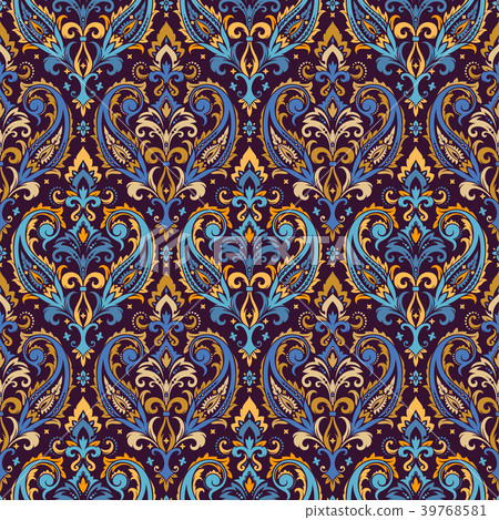 Seamless paisley pattern Seamless paisley pattern 39768581