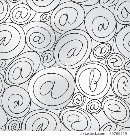 E Mail Sign Tile Texture Email Spam Mail Pattern Stock Illustration 39769359 Pixta