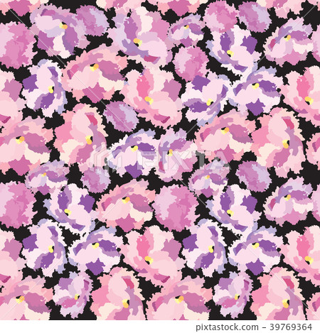 Abstract floral spot Flower petal seamless pattern 39769364