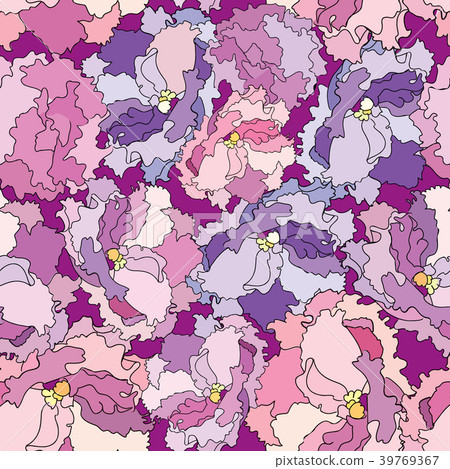 Abstract floral spot Flower petal seamless pattern Abstract floral spot Flower petal seamless pattern 39769367