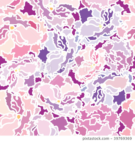 Abstract floral spot Flower petal seamless pattern Abstract floral spot Flower petal seamless pattern 39769369