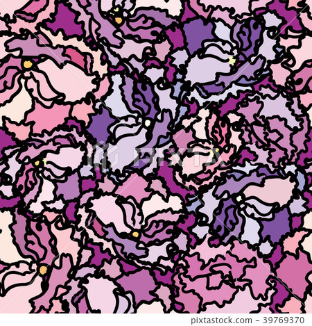 Abstract floral spot Flower petal seamless pattern Abstract floral spot Flower petal seamless pattern 39769370