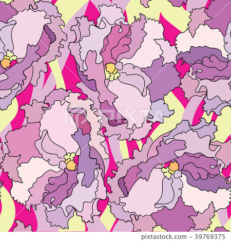Abstract floral spot Flower petal seamless pattern Abstract floral spot Flower petal seamless pattern 39769375