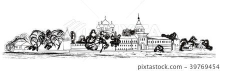 ussian city landscape Travel Kostroma Kremlin view 39769454
