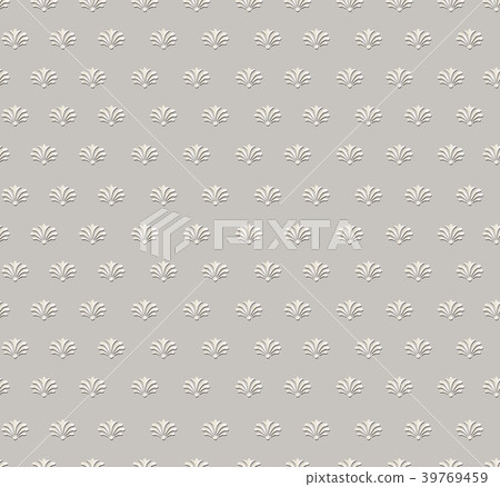 Seamless flower pattern. Abstract floral ornament Seamless flower pattern. Abstract floral ornament 39769459