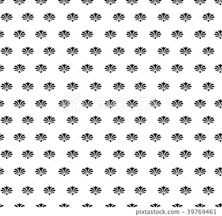 Seamless flower pattern. Abstract floral ornament Seamless flower pattern. Abstract floral ornament 39769461