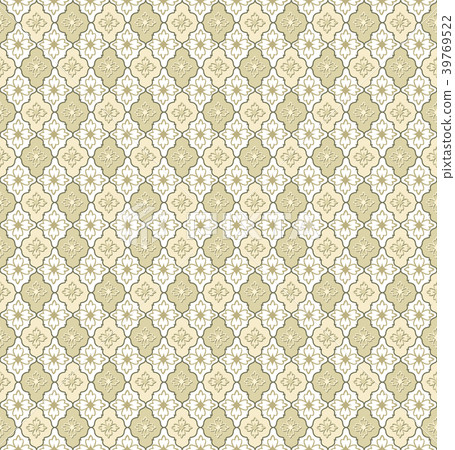 Seamless flower pattern. Abstract floral ornament - Stock Illustration ...