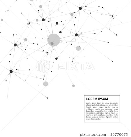 Connection science molecule background 39770075