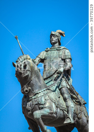 Lisbon, Portugal. Equestrian statue of King John Lisbon, Portugal. Equestrian statue of King John 39770129