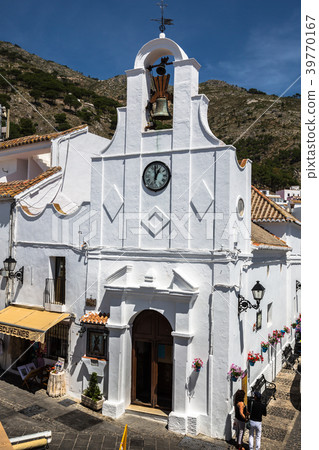 Mijas in Province of Malaga, Andalusia, Spain. Mijas in Province of Malaga, Andalusia, Spain. 39770167