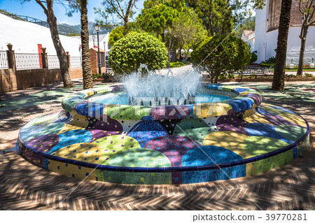 fountain in the park Mija,Spain fountain in the park Mija,Spain 39770281