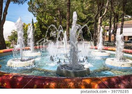 fountain in the park Mija,Spain fountain in the park Mija,Spain 39770285