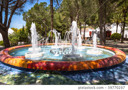 fountain in the park Mija,Spain fountain in the park Mija,Spain 39770287