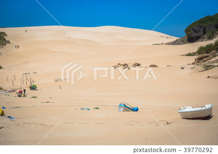 Sand dune of Bolonia beach, province Cadiz Sand dune of Bolonia beach, province Cadiz 39770292
