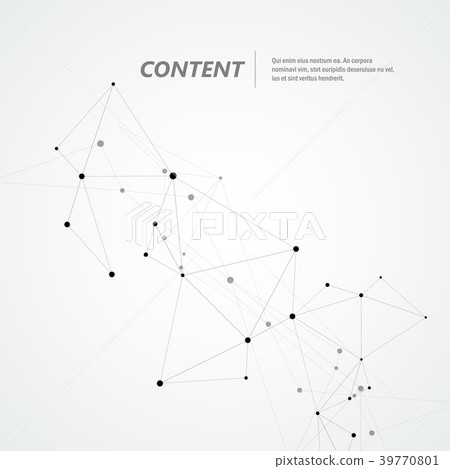 Geometric network abstract background Geometric network abstract background 39770801