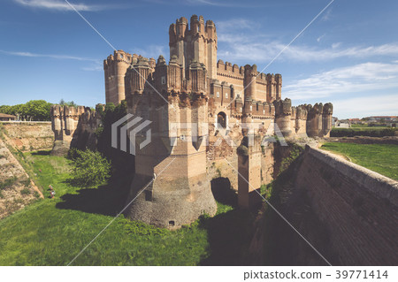 Coca Castle, Segovia (Castilla y Leon), Spain. Coca Castle, Segovia (Castilla y Leon), Spain. 39771414