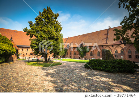Malbork Castle at Nogat River in Poland, Europe Malbork Castle at Nogat River in Poland, Europe 39771464
