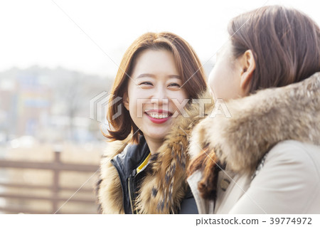 Couple, friend, travel, Gangneung, Gangwon-do 39774972