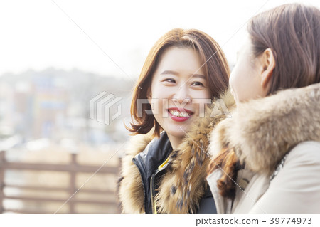 Couple, friend, travel, Gangneung, Gangwon-do 39774973