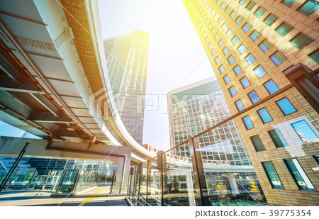 look up panoramic city skyline view in tokyo look up panoramic city skyline view in tokyo 39775354