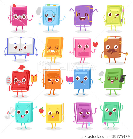 Book character vector cartoon emotion textbook 39775479