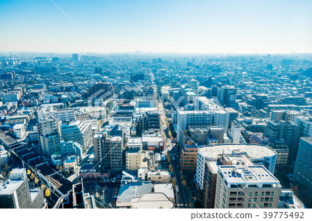 city skyline view in funabori, tokyo, Japan city skyline view in funabori, tokyo, Japan 39775492