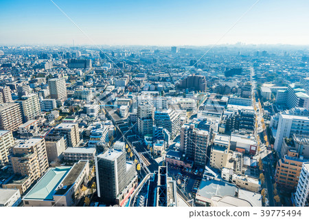 city skyline view in funabori, tokyo, Japan city skyline view in funabori, tokyo, Japan 39775494