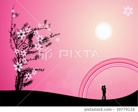Pink sunset, love Pink sunset, love 39779118