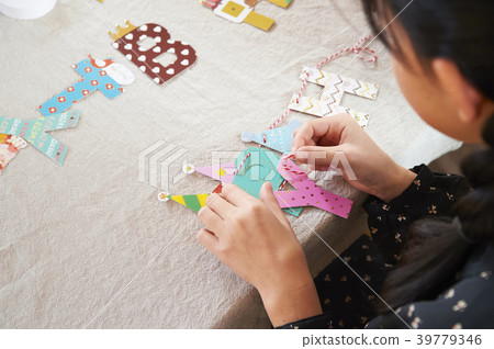 Girl preparing for a party Girl preparing for a party 39779346