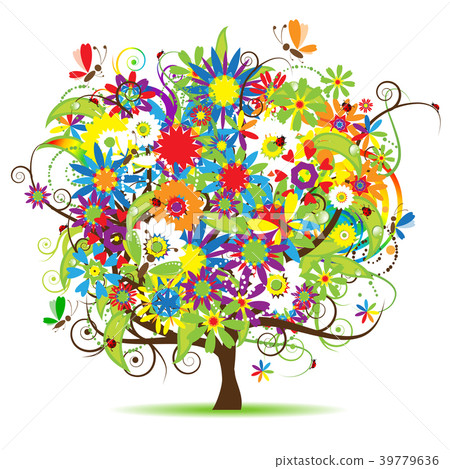 Floral tree beautiful 39779636