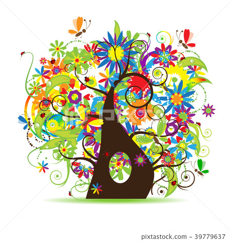 Floral tree beautiful 39779637