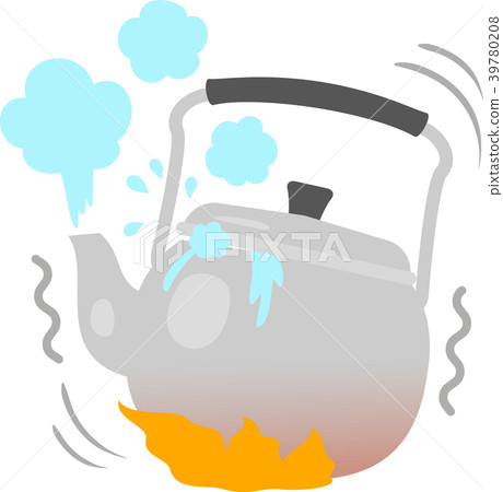 Hot water is spouting 39780208