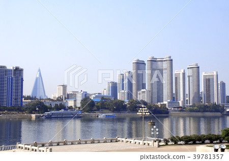 View of Pyongyang capital city DPRK, North Korea 39781357