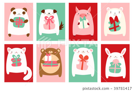 Birthday banners with cute animals Birthday banners with cute animals 39781417