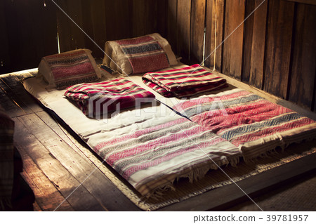 The Tai Lue native mattress in bedroom of Thailand 39781957