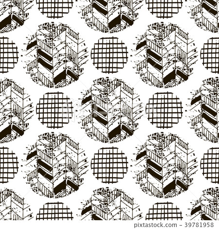 Abstract seamless pattern Abstract seamless pattern 39781958