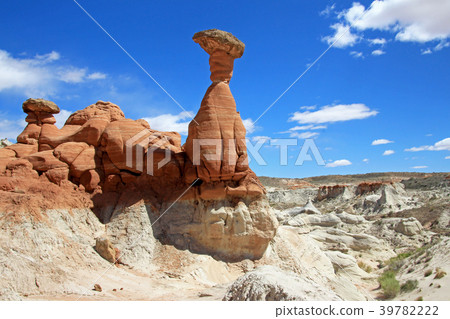 Toadstool Hoodoos, Paria Rimrocks in Grand Toadstool Hoodoos, Paria Rimrocks in Grand 39782222