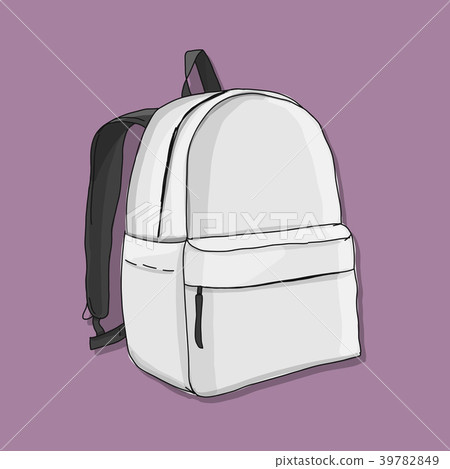 Backpack mockup, sketch for your design 39782849