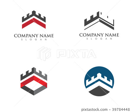 Castle vector illustration icon 39784448
